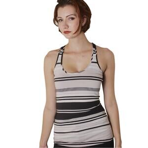 Lululemon- Striped Tank Top Size Small Activewear Sports Athleisure